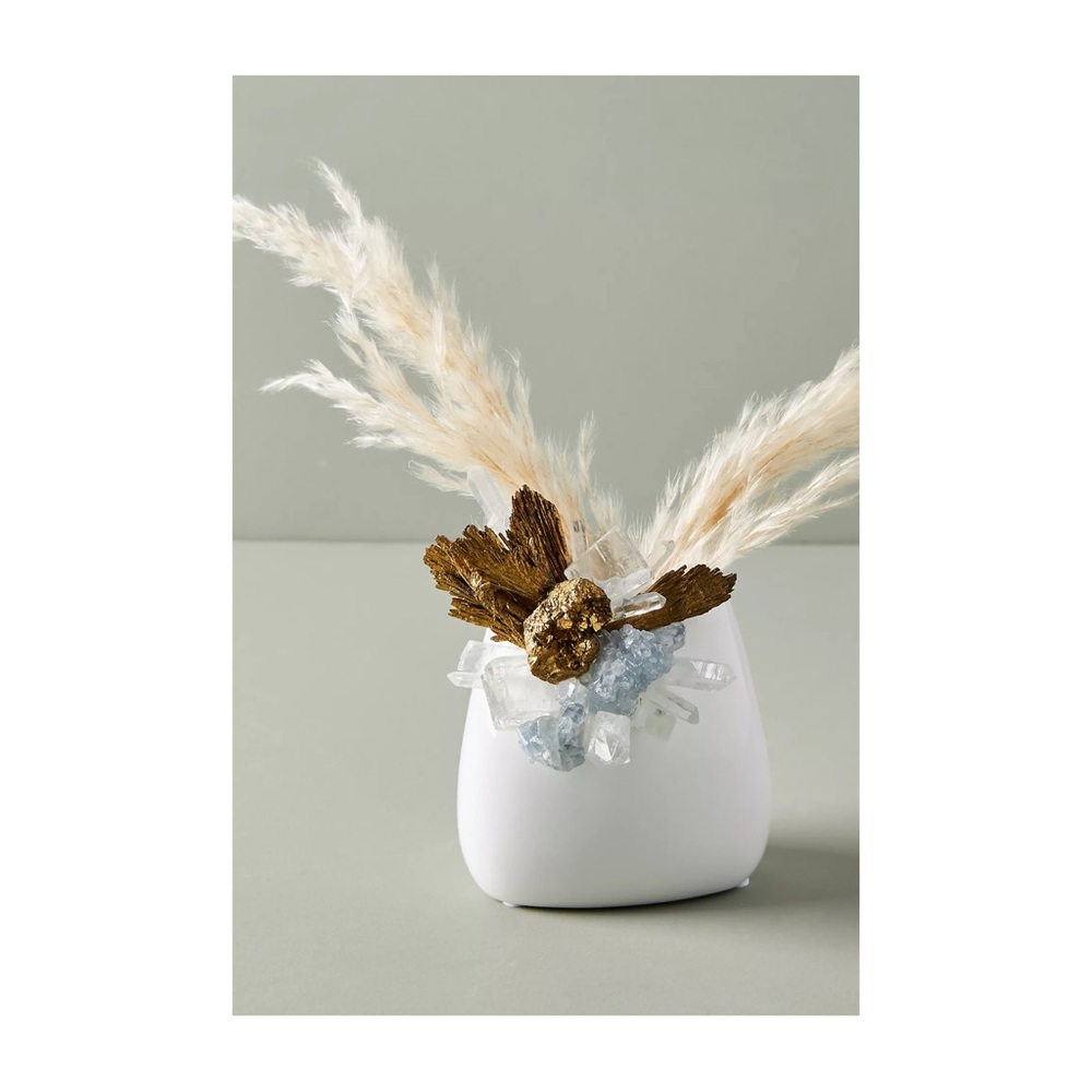 Vintage Anthropologie Gemstone Vase